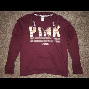 PINK quarter zip up